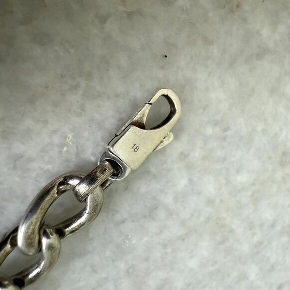 GUCCI turquoise plate Silver bracelet SLV bracelet, 678712, size 18 - Picture 9 of 14